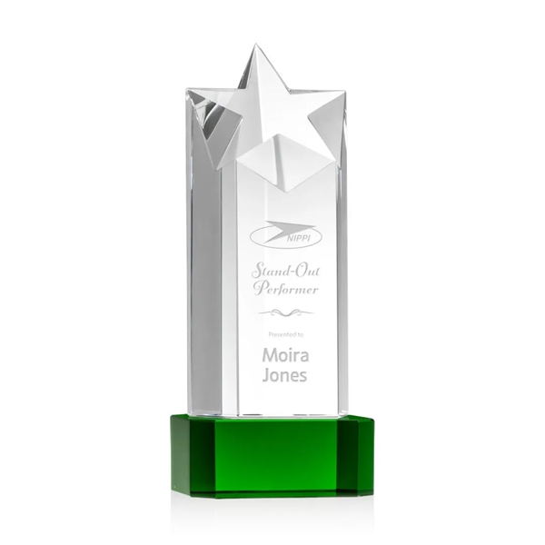 The Berkley Star Award on an Emerald Optical Crystal Base is... from ASI 84592 St Regis Group / St Regis