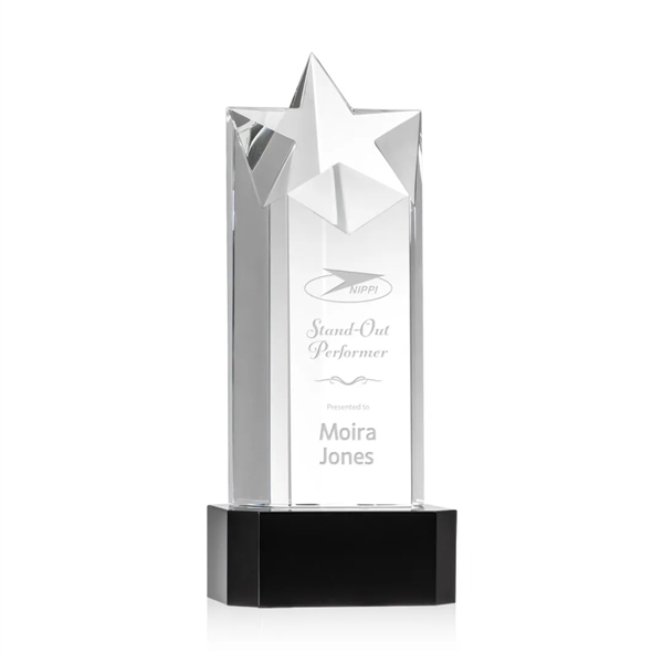 The Berkley Star Award on an Ebony Optical Crystal Base is... from ASI 84592 St Regis Group / St Regis