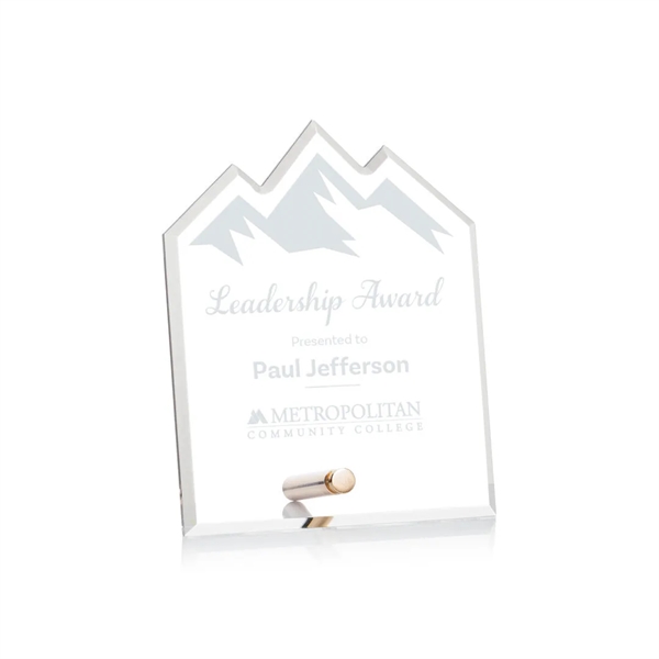 The Polaris Summit Award features a beveled acrylic pane with mountain... from ASI 84592 St Regis Group / St Regis