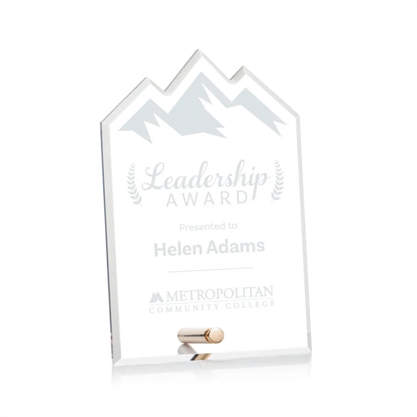 The Polaris Summit Award features a beveled acrylic pane with mountain... from ASI 84592 St Regis Group / St Regis