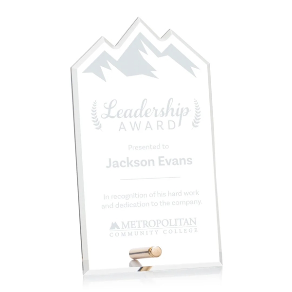 The Polaris Summit Award features a beveled acrylic pane with mountain... from ASI 84592 St Regis Group / St Regis