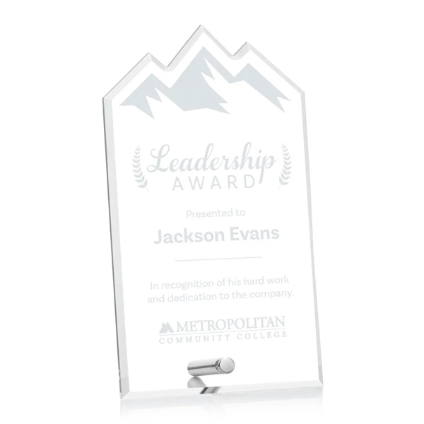 The Polaris Summit Award features a beveled acrylic pane with mountain... from ASI 84592 St Regis Group / St Regis