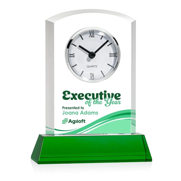 Our stunning Optical Crystal Sheffield VividPrint™ Clock is a masterpiece of... from ASI 84592 St Regis Group