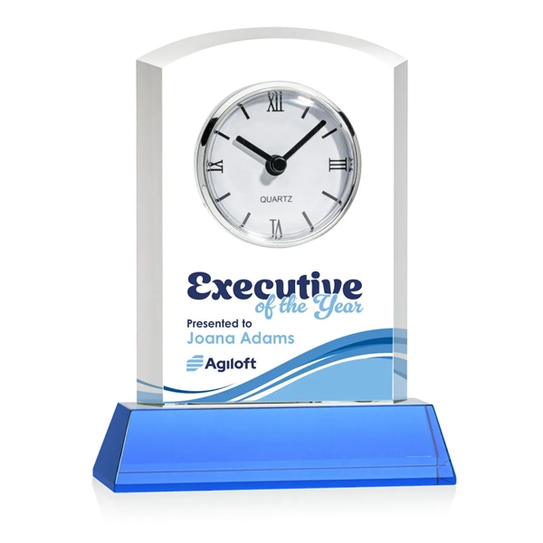 Our stunning Optical Crystal Sheffield VividPrint™ Clock is a masterpiece of... from ASI 84592 St Regis Group