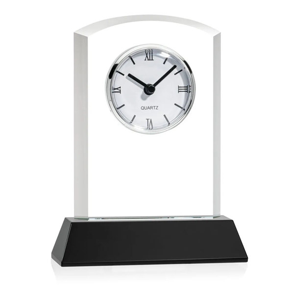Our stunning Optical Crystal Sheffield Clock on Newhaven Base is a... from ASI 84592 St Regis Group