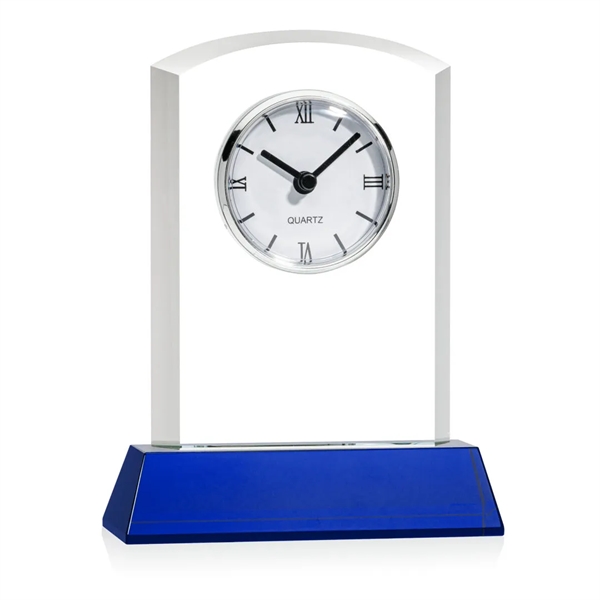 Our stunning Optical Crystal Sheffield Clock on Newhaven Base is a... from ASI 84592 St Regis Group