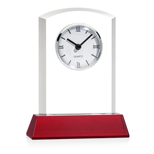 Our stunning Optical Crystal Sheffield Clock on Newhaven Base is a... from ASI 84592 St Regis Group