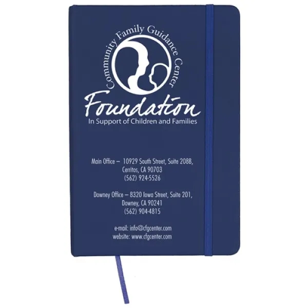 Notebook with super-soft and smooth PVC cover, 80 lined pages, bookmark... from ASI 62660 Innovation Line