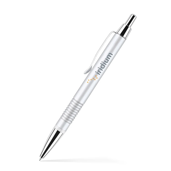 Premium brass metal click pen with textured grip.... from ASI 55583 GMG Pen / Ultra PENWORKS