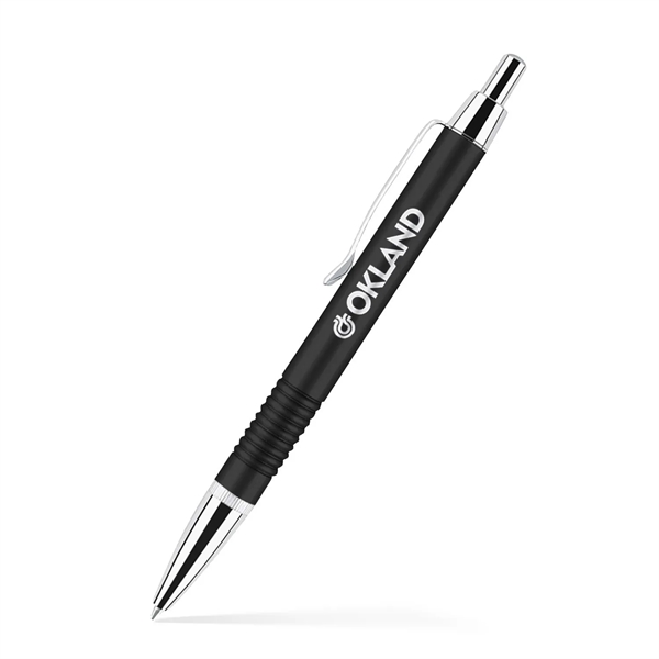 Premium brass metal click pen with textured grip.... from ASI 55583 GMG Pen / Ultra PENWORKS