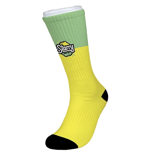 18" polyester, rubber and elastane athletic socks.... from ASI 62660 Innovation Line