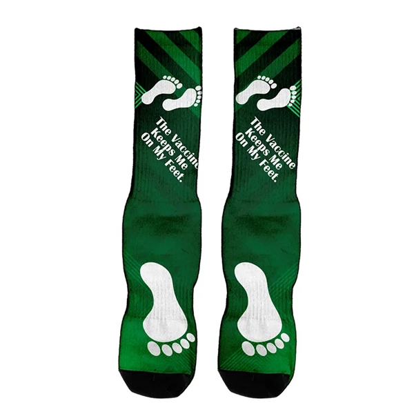 18" polyester, rubber and elastane athletic socks.... from ASI 62660 Innovation Line
