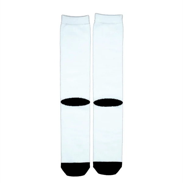 Pair of polyester, cotton and elastane dye sublimated dress socks.... from ASI 62660 Innovation Line