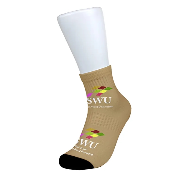 Polyester blend low cut ankle length unisex socks with reinforced toe... from ASI 62660 Innovation Line