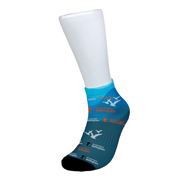 Polyester blend low cut ankle length unisex socks with reinforced toe... from ASI 62660 Innovation Line