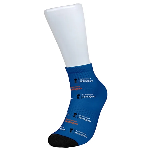 Polyester blend low cut ankle length unisex socks with reinforced toe... from ASI 62660 Innovation Line