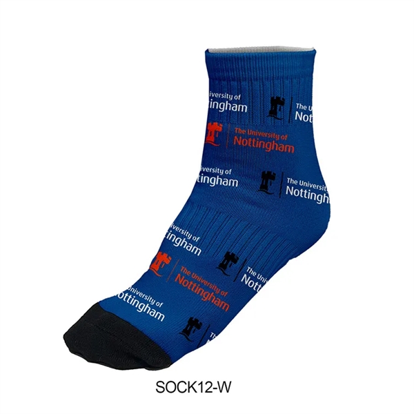 Polyester blend low cut ankle length unisex socks with reinforced toe... from ASI 62660 Innovation Line