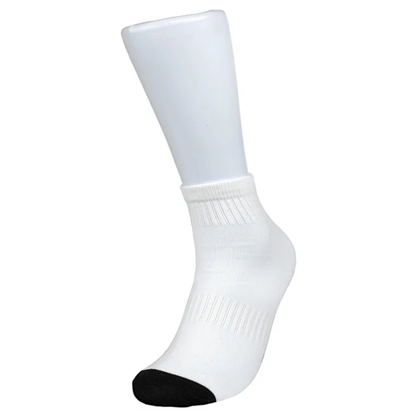 Polyester blend low cut ankle length unisex socks with reinforced toe... from ASI 62660 Innovation Line