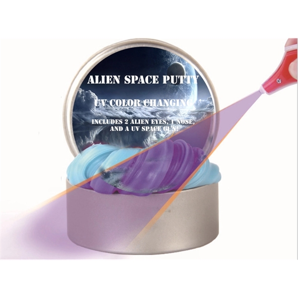 UV Reactive putty is an interactive anti stress toy. The putty... from ASI 62635 Inno-Vative Solutions Grp LTD