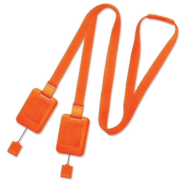 2 hooks so mask or credentials are always facing forward. Detachable... from ASI 79898 Promovision / PROMOVISION