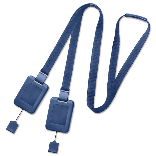 2 hooks so mask or credentials are always facing forward. Detachable... from ASI 79898 Promovision / PROMOVISION