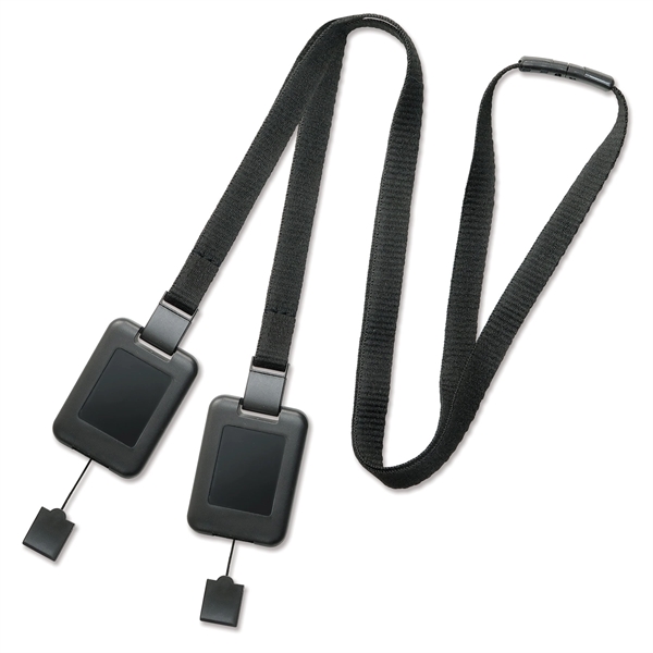 2 hooks so mask or credentials are always facing forward. Detachable... from ASI 79898 Promovision / PROMOVISION