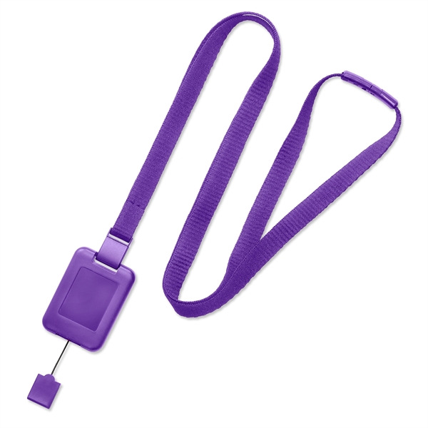 Use as a lanyard/badge reel combo or detach and use the... from ASI 79898 Promovision / PROMOVISION