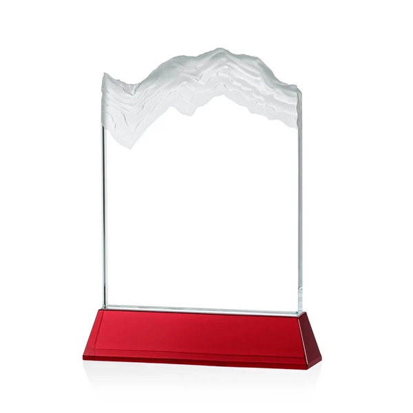 The stunning Kilimanjaro VividPrint™ award features deep carved and frosted peaks... from ASI 84592 St Regis Group / St Regis
