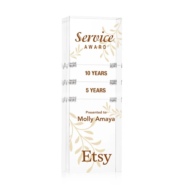 Elevate recognition to a new level with our Acrylic Derringer VividPrint™... from ASI 84592 St Regis Group / St Regis