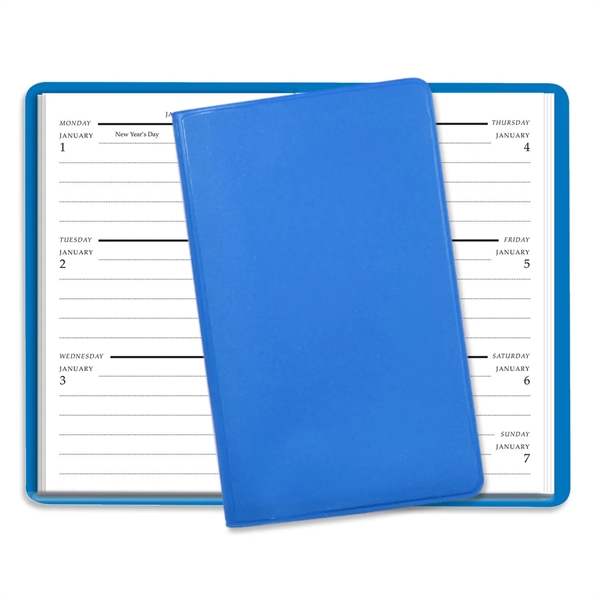 5.81"H x 3.5"W 56-week planner with one week per page with... from ASI 54040 Fey Promo / Fey Calendar Impressions