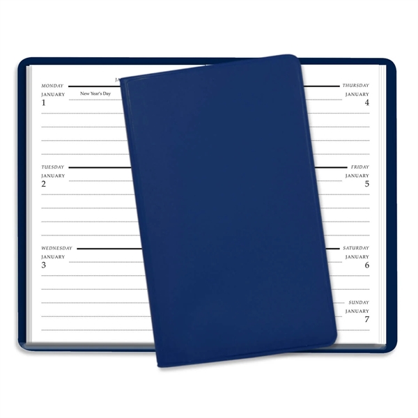 5.81"H x 3.5"W 56-week planner with one week per page with... from ASI 54040 Fey Promo / Fey Calendar Impressions