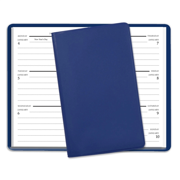 5.81"H x 3.5"W 56-week planner with one week per page with... from ASI 54040 Fey Promo / Fey Calendar Impressions