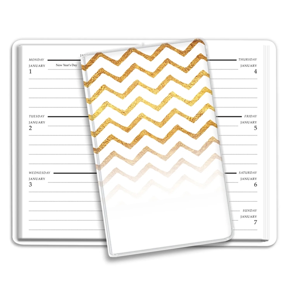 5.81"H x 3.5"W 56-week planner with one week per page with... from ASI 54040 Fey Promo / Fey Calendar Impressions