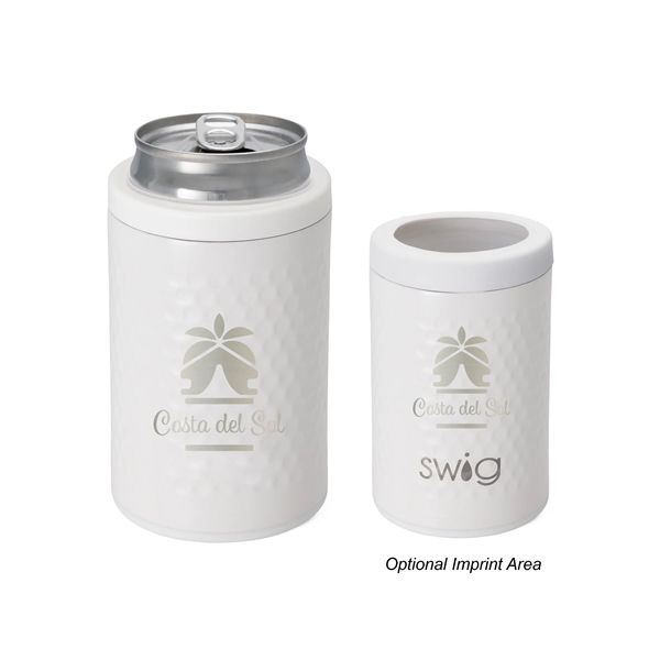 12 ounce stainless steel can cooler with triple insulation technology.... from ASI 61125 Hit Promotional Products / Hit®