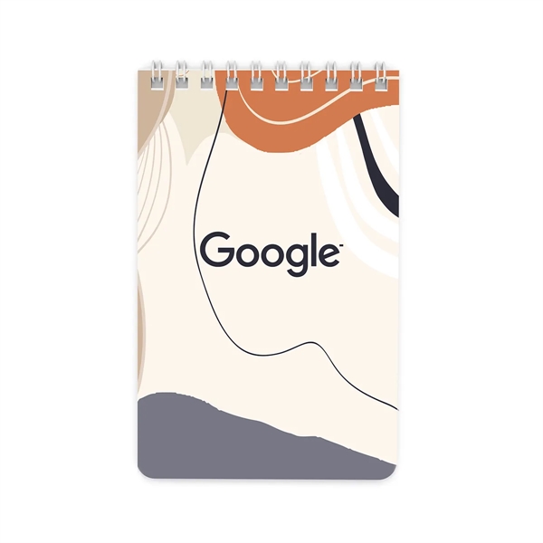 Top spiral notebook with 50 pages, coil binding and cover.... from ASI 61125 Hit Promotional Products / Hit®