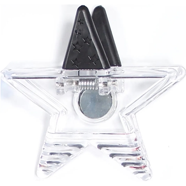 Jumbo size star shaped magnetic memo clip holder with strong grip.... from ASI 74585 Nu Promo International / Nu Promo Line