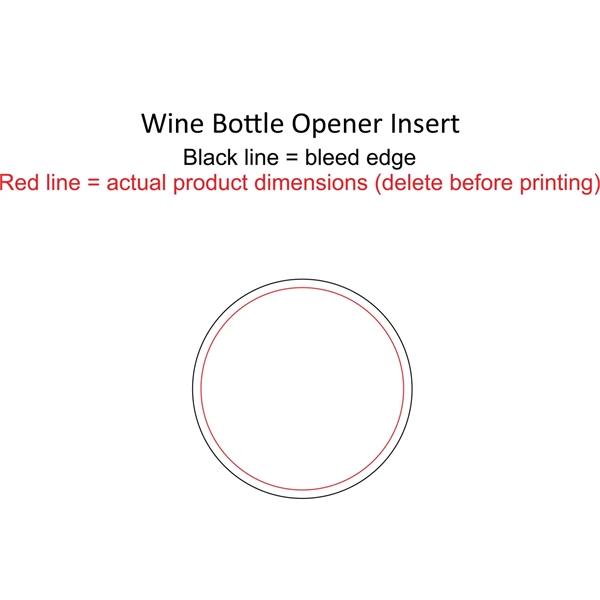 Zinc Wine Bottle Opener With 2 sided custom imprinted 1 1/2"... from ASI 62635 Inno-Vative Solutions Grp LTD