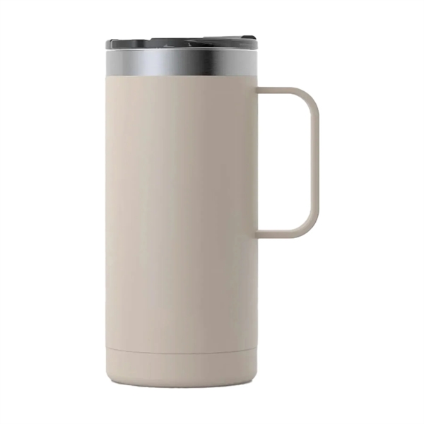 RTIC double-wall stainless steel 16 ounce travel mug with flip-top lid... from ASI 74601 Calico