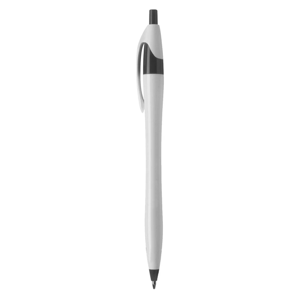 White corporate click dart pen plus free 1 color silkscreen imprint... from ASI 37218 Athena Promo (tm)