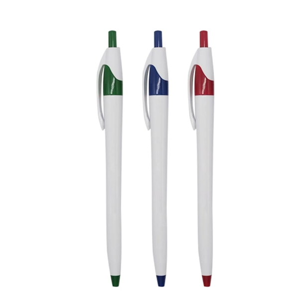 White corporate click dart pen plus free 1 color silkscreen imprint... from ASI 37218 Athena Promo (tm)