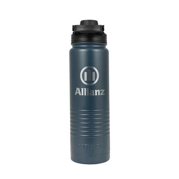 The Patriot 24oz Stainless Steel Bottle is constructed with the highest... from ASI 61005 Hirsch Gift Inc