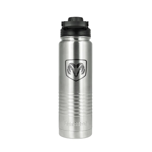 The Patriot 24oz Stainless Steel Bottle is constructed with the highest... from ASI 61005 Hirsch Gift Inc