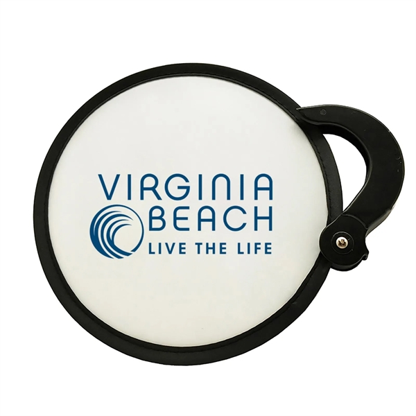 7" collapsible hand fan with handle.... from ASI 63549 Jornik Manufacturing Corp