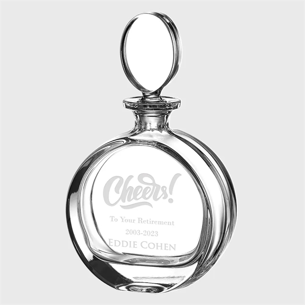 Crystalite Round Decanter, 22oz is an ideal gift for corporate promotions... from ASI 47791 Best Deal Awards