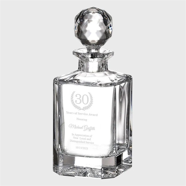 Crystalite Square Decanter, 27.1oz is an ideal gift for corporate promotions... from ASI 47791 Best Deal Awards