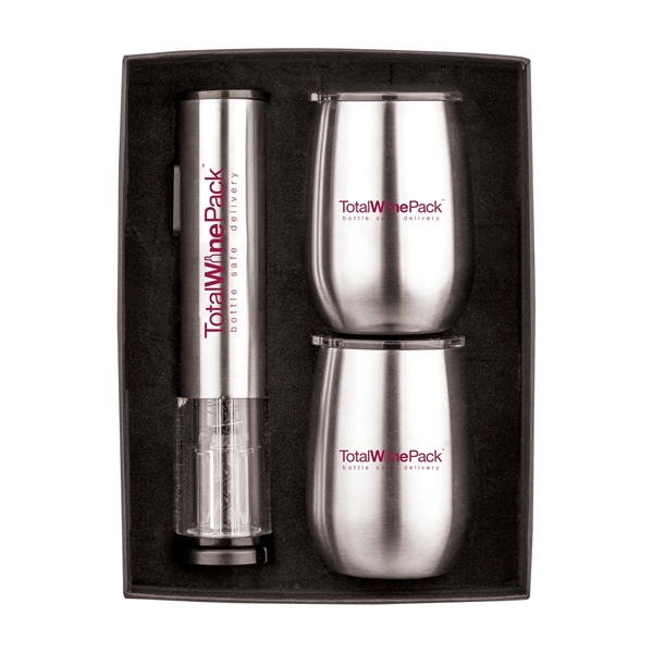 Wine Opener/Tumbler Gift set.... from ASI 46755 Cosmo Promos