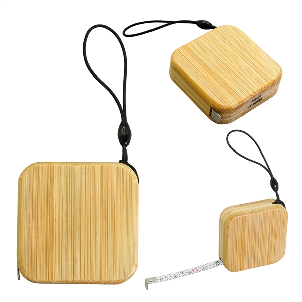 BAMBOO SQUARE TAPE MEASURE... from ASI 30208 A P Specialties