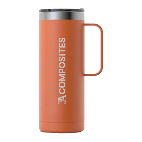 RTIC double wall insulated stainless steel 20 ounce travel mug with... from ASI 74601 Calico