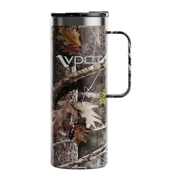 RTIC double wall insulated stainless steel 20 ounce travel mug with... from ASI 74601 Calico