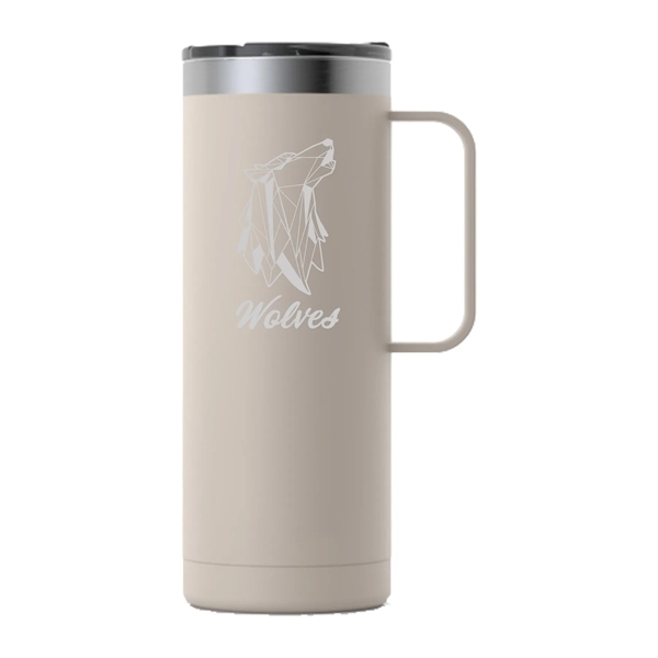 RTIC double wall insulated stainless steel 20 ounce travel mug with... from ASI 74601 Calico